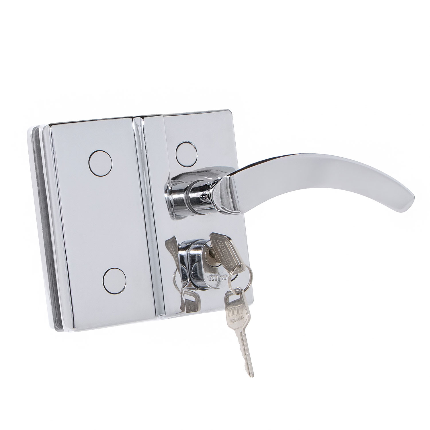 Fechadura 60mm - Linha Vidro/Vidro