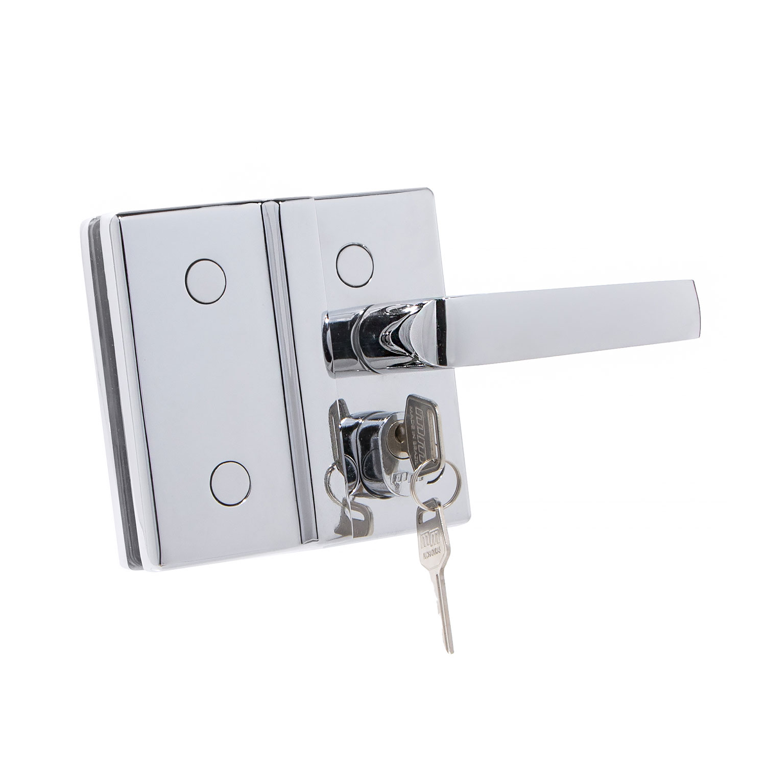Fechadura 60mm - Linha Vidro/Vidro