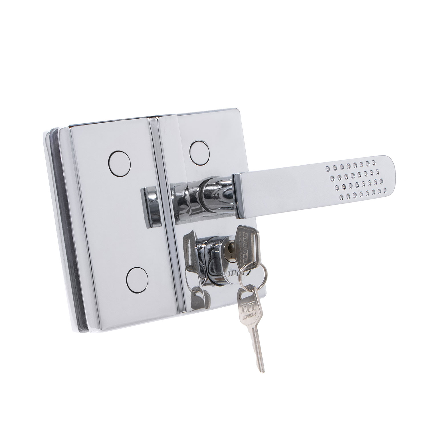 Fechadura 60mm - Linha Vidro/Vidro
